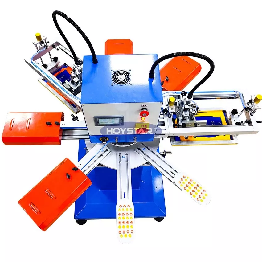 2 koloretako galtzerdiak serigrafiatzeko makina